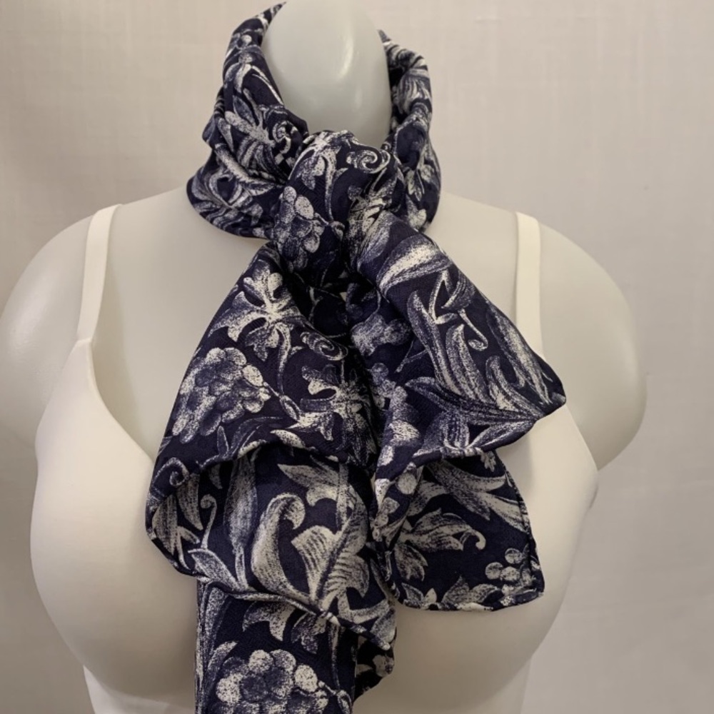 Double-Face Jacquard Silk Scarf